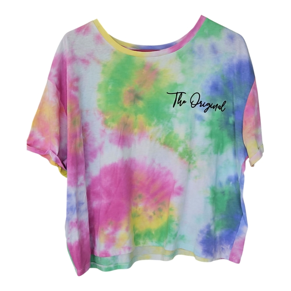 Disney "The Original" Tie-Dye Cropped Tee Shirt